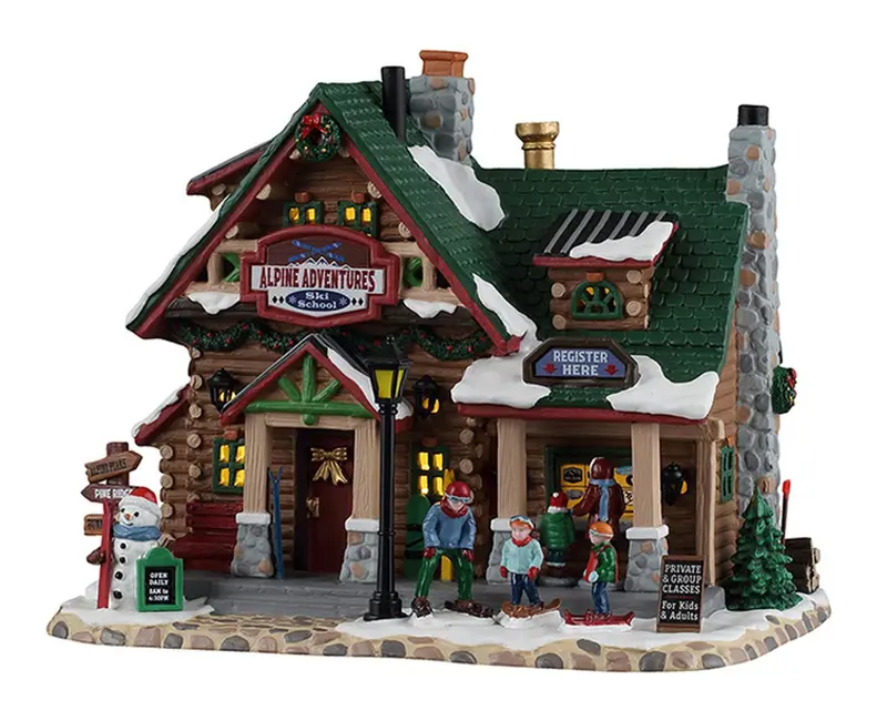 LEMAX Edificio luci led "Eagle's Nest Brewing" H17x20x14.3 cm