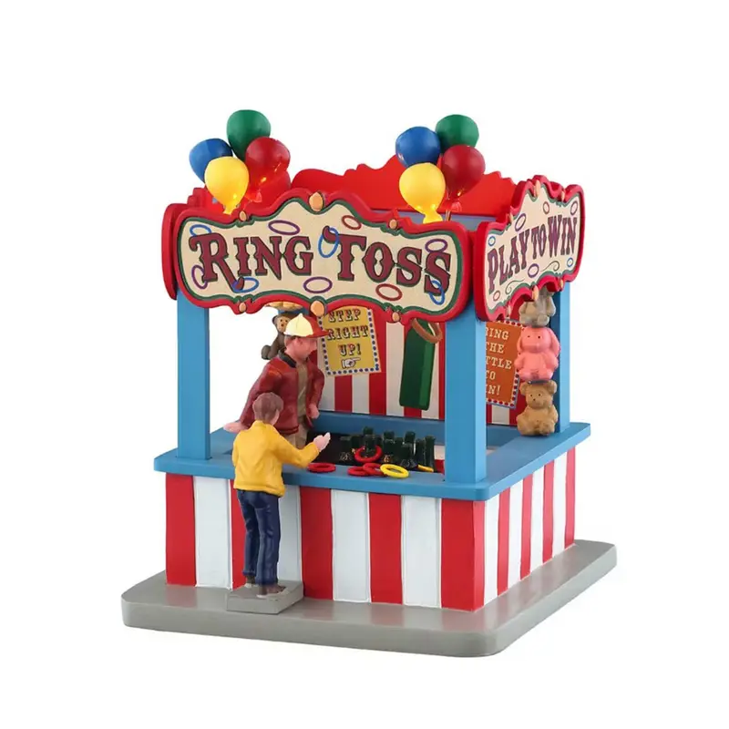LEMAX Gioco degli anelli "Ring Toss Game" H13.2x10.7x10.7 cm