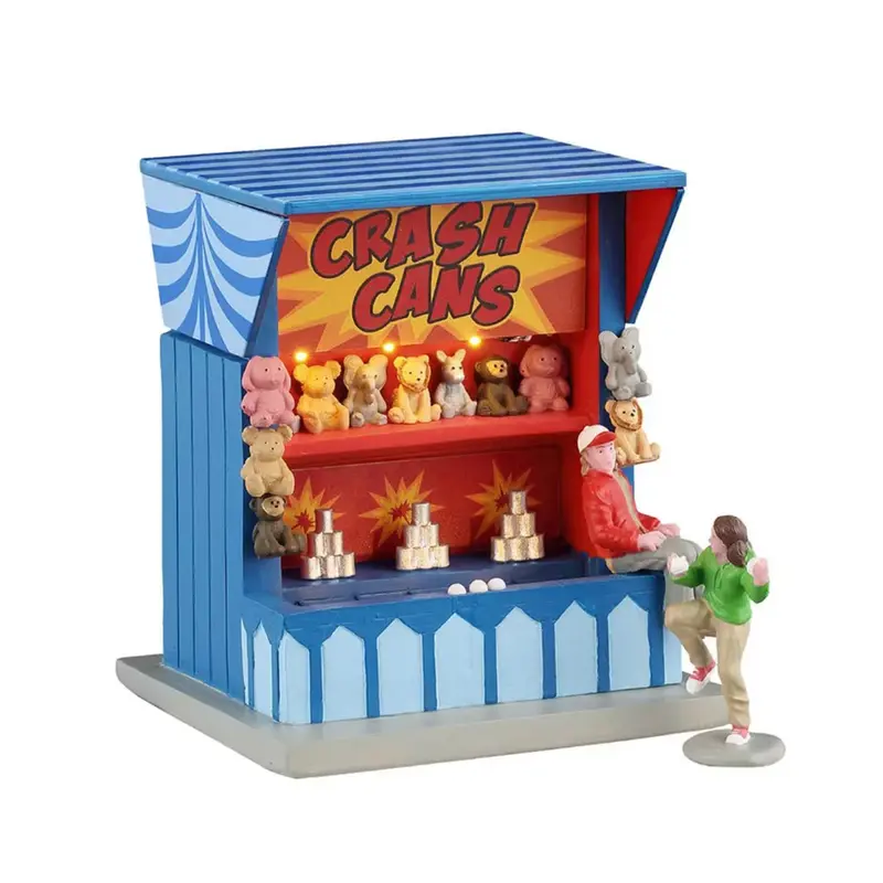 LEMAX Gioco delle lattine luci led "Crash Cans Game" H12x11.2x9.8 cm