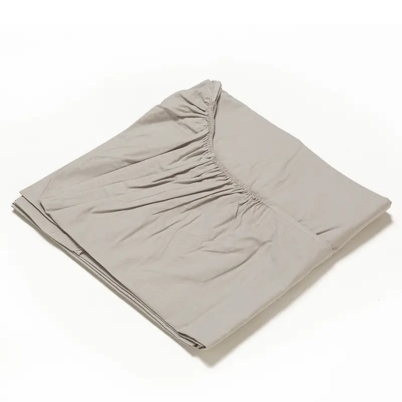 Lenzuolo Sotto con Angoli in Puro Cotone per Letto Singolo 90x200+25 cm – Morbido, Traspirante e Termoregolatore, Colore Cromo, Made in Italy