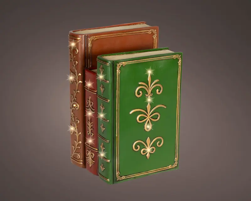 Libro LED in poliresina stabile BO per interni