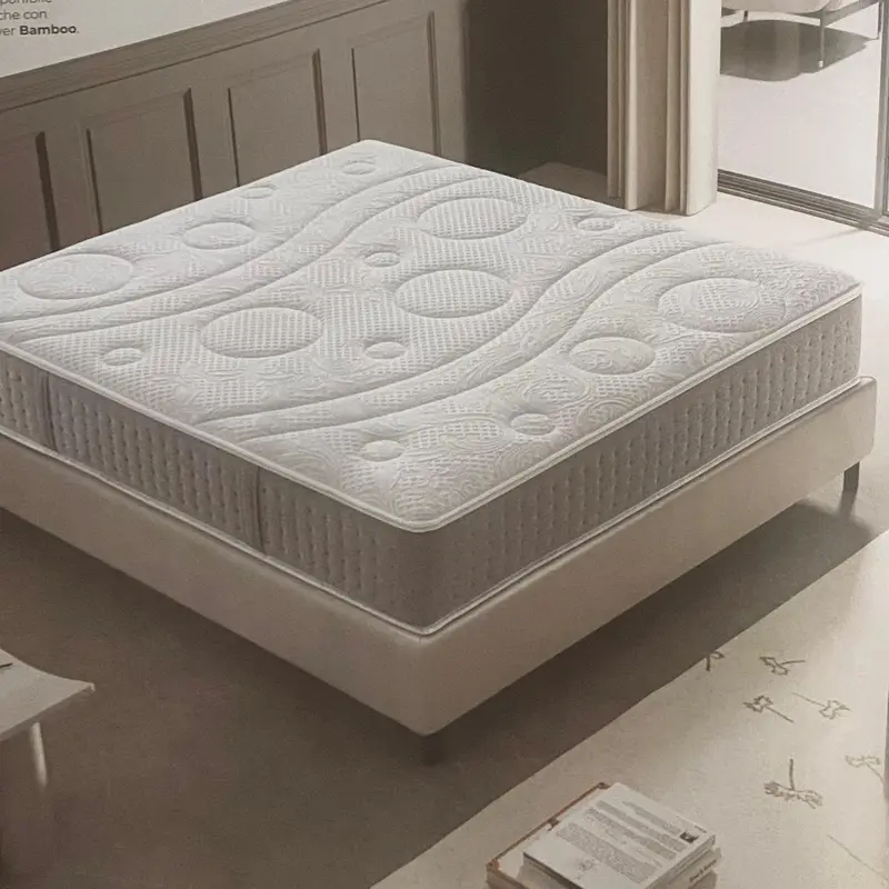 Materasso 3 Strati Sfoderabile Memory Gel, Foam e Poliflex 160x190 cm