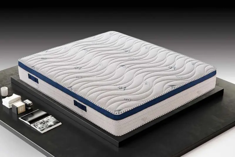 Materasso 800Molle Inzacchettate H25cm 160x190 Sfoderabile SilverCare Memory 5cm
