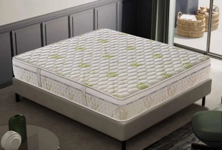 Materasso Aloe Vera Memory Foam e Poliflex Sfoderabile Antibatterico H25 120X190CM