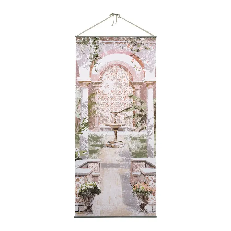 Mathilde M Tela murale decorativa in stile francese "Scalo a Sintra" 90x200 cm