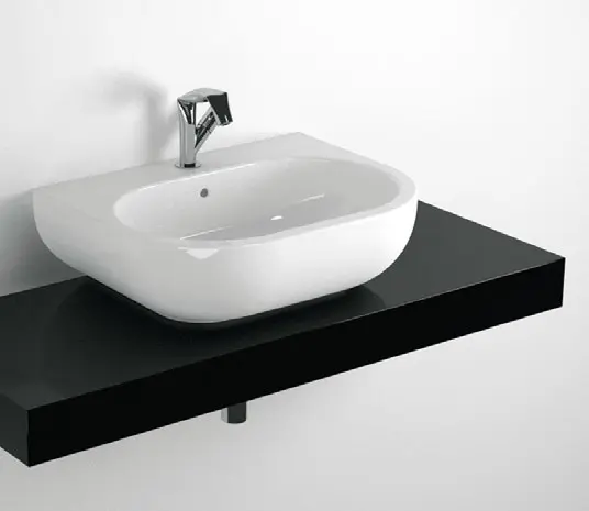 Mensola Forty6 80 250 Per Lavabo Pass 62 Rosso