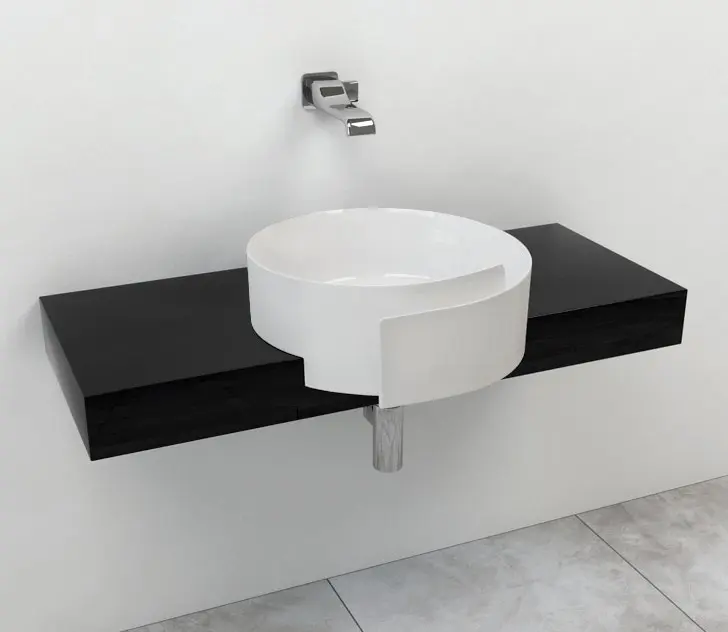 Mensola Forty6 80 250x40 Pi rosso Cuoio