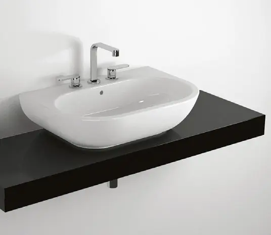Mensola Forty6 90 250 Per Lavabo Pass 72 Bianco