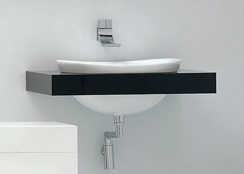Mensola Lavabo 60 Cm 80 F c Bianco