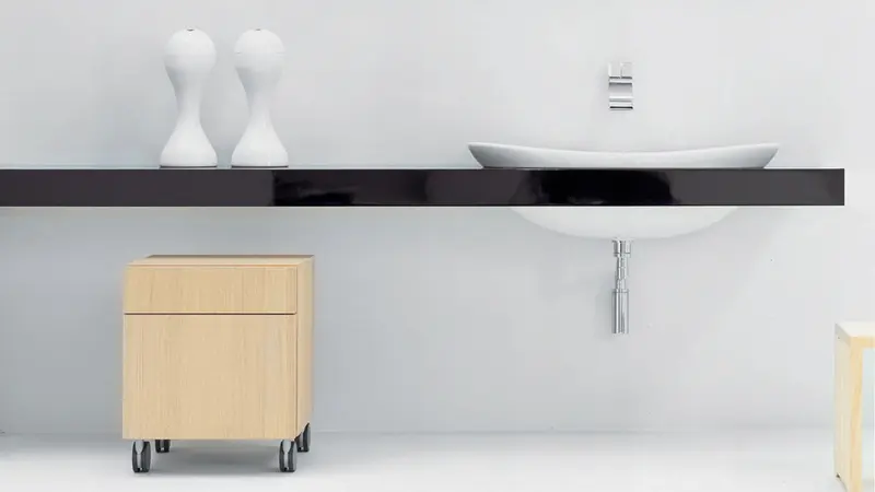 Mensola Lavabo 75 Cm 100 250 Rosso Cuoio