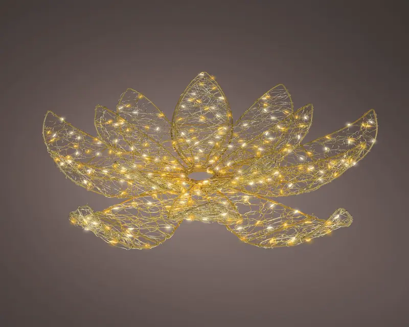 Micro LED a forma di fiore, effetto lampeggiante e statico per esterni.