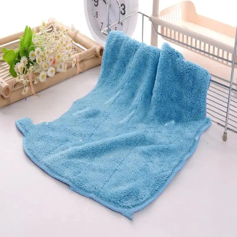 Microfiber Coral Fleece Floor Long Velvet Double Layer Thickened Rag Absorbent Cleaning Towel