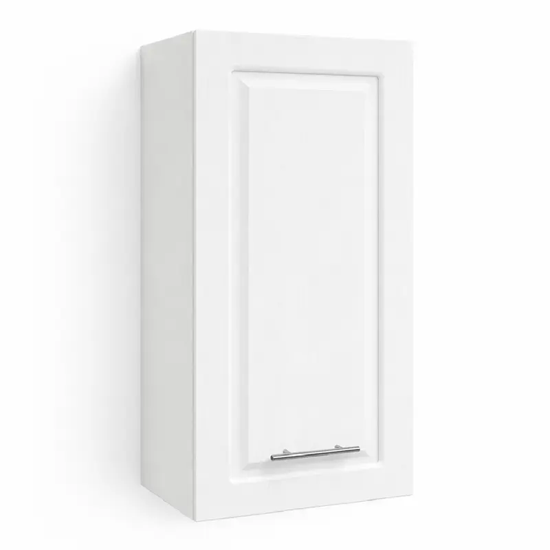 Mobile Cucina Pensile 1 Anta Componibile in Legno Bianco Frass. Classico 40x32 H72
