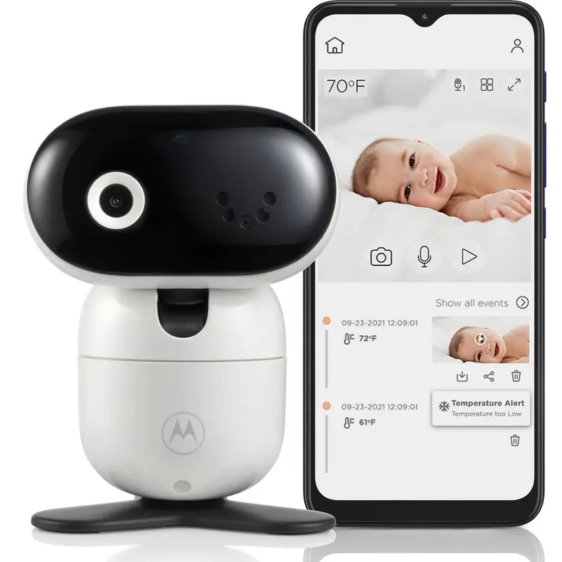 Motorola Nursery PIP1010 Connect Baby Monitor Full HD con App e Visione Notturna