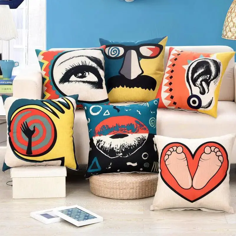 New American abstract pillowcase