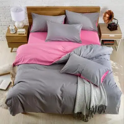 New Brushed Plain Bedding