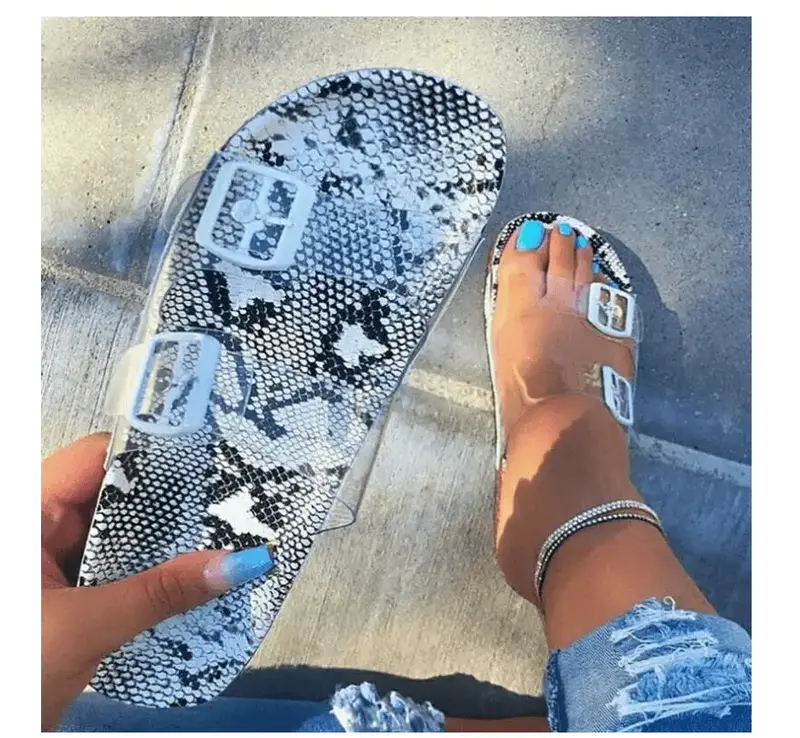 New Crystal Shoes Slippers Beach Shoes