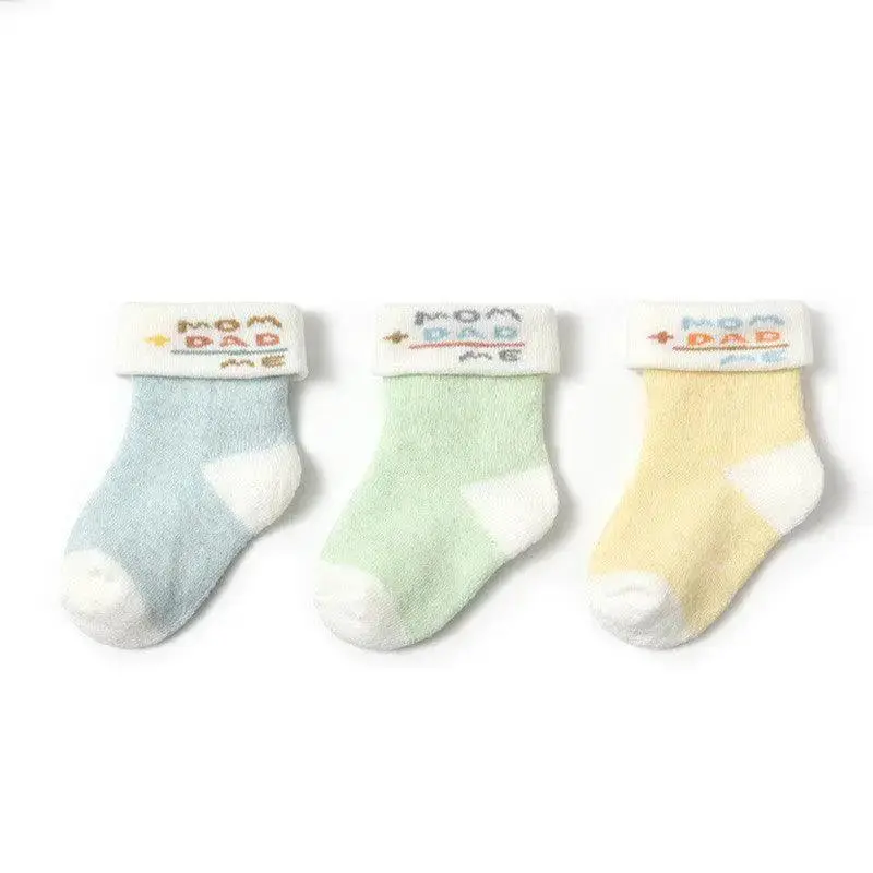 Newborn Socks Winter 0-3-6 Months Baby