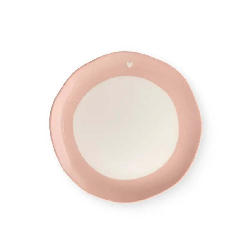 Nuvole di Stoffa Set 2 Piatti dessert "La Vie en Rose" D18.9x2 cm 2 varianti(2pz)