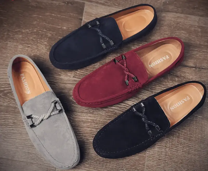 One-legged slippery lazy shoes