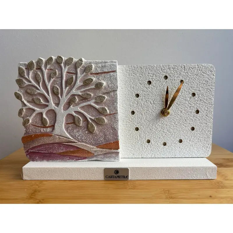 Orologio d'appoggio Cartapietra Albero della Vita