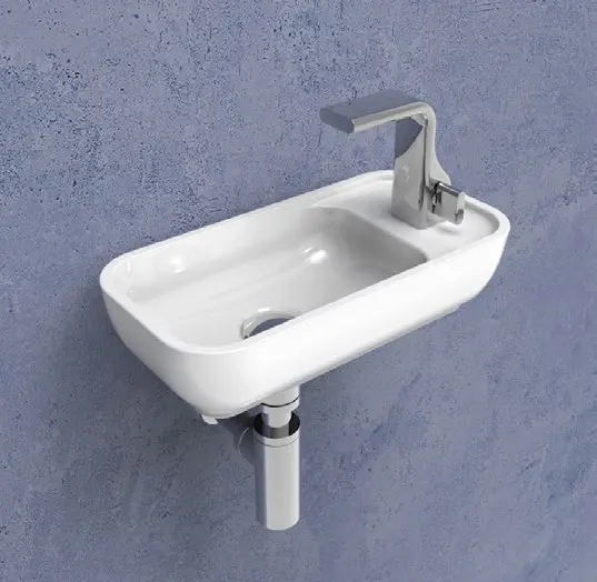 Pass Lavabo 40x22 Appoggio Sospeso Argilla