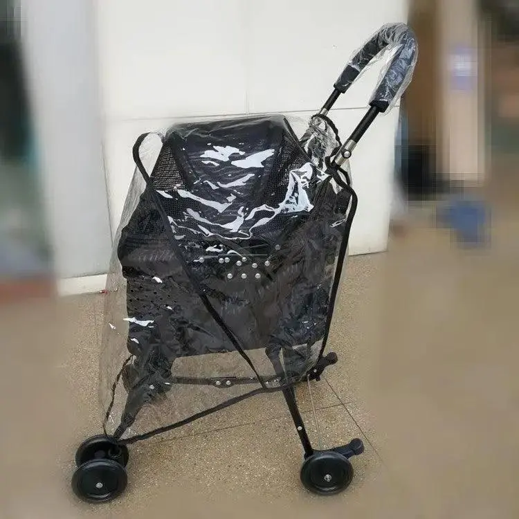 Pet Cart Rain Cover Windproof