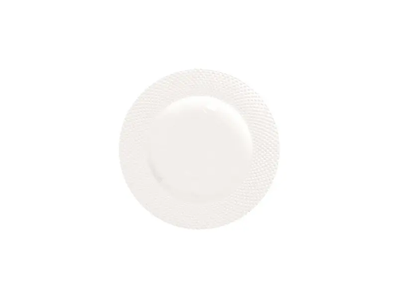 Piatto Fondo Richiamo Porcellana Bone China Bianca Ø22,5cm Design