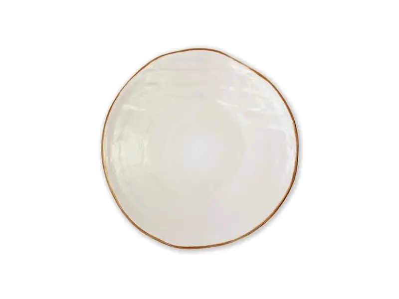 Piatto Frutta Concerto 20cm Avorio - Rose & Tulipani Stoneware