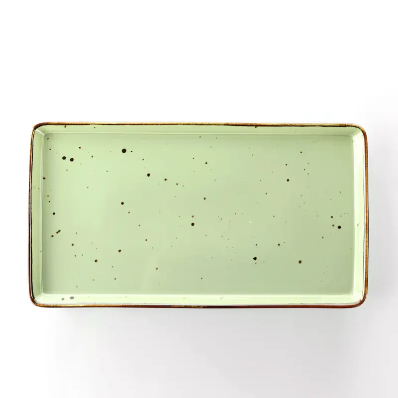 Piatto rettangolare Weissestal Cottage - green