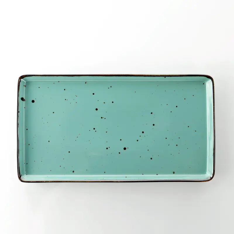 Piatto rettangolare Weissestal Cottage - tiffany