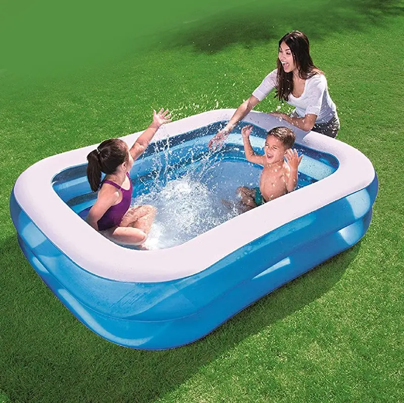 Piscina Gonfiabile Fuori Terra BestWay 211x132H46 cm Giardino Bambini 400 LT