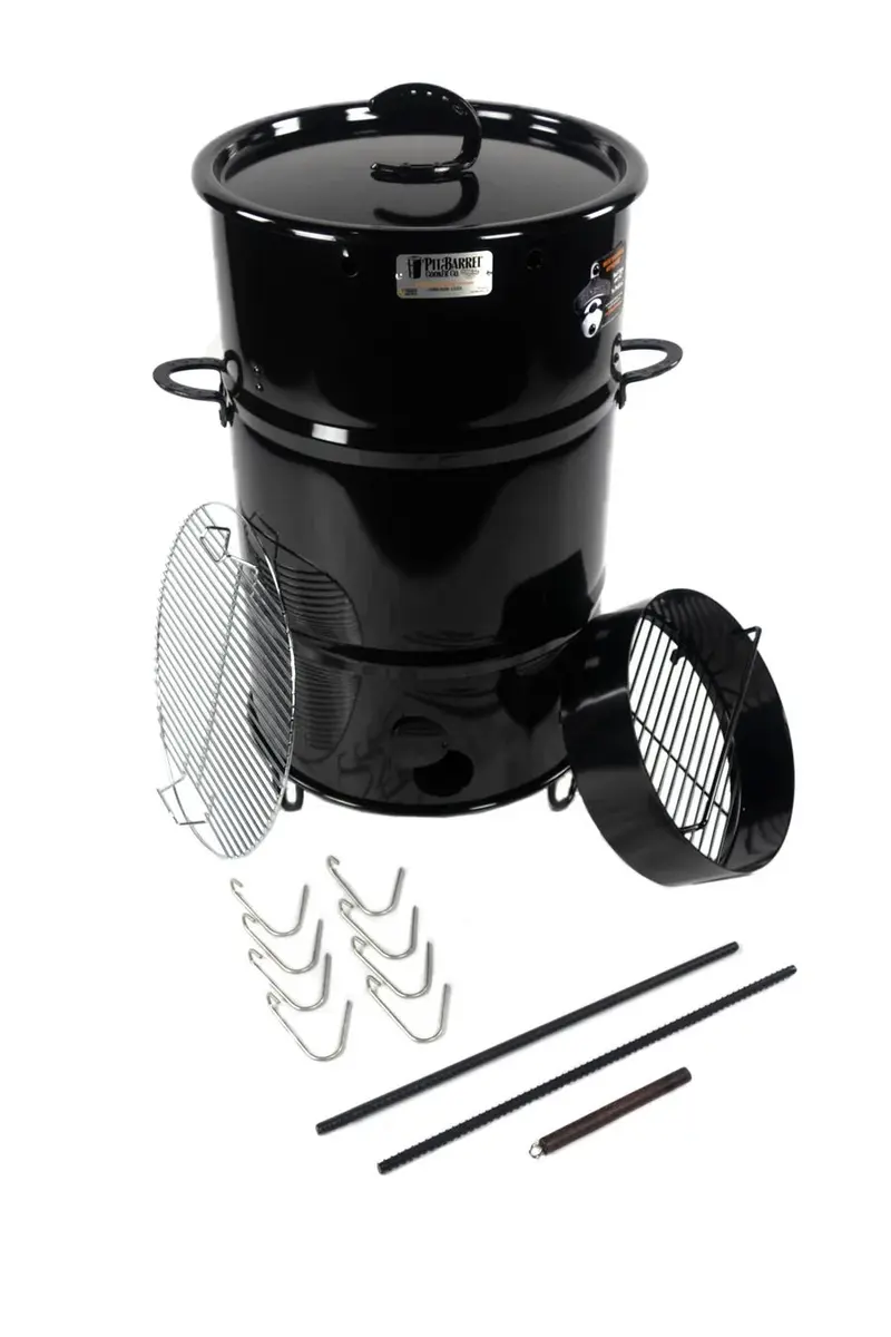 Pit Barrel Cooker – barbecue affumicatore verticale a carbone con griglia