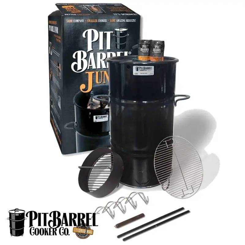 Pit Barrel Cooker Junior 14” – barbecue affumicatore verticale a carbone compatto