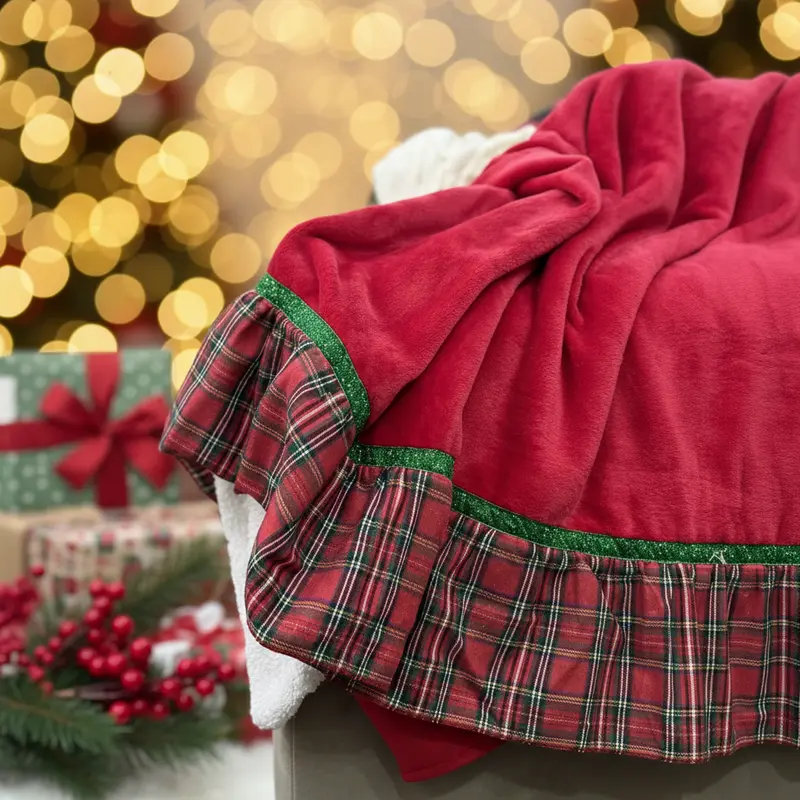 Plaid Natalizio Royal – Coperta Morbida e Calda 130x170 cm | Ninocco Home