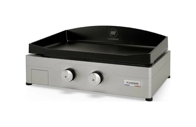 Plancha a gas Allure duo inox Le Marquier
