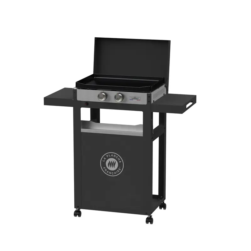 Plancha a gas gpl Francaise con carrello Le Marquier - PLFO250DCV2