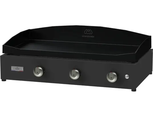Plancha a gas Pure 375 inox Le Marquier - PLVP375E