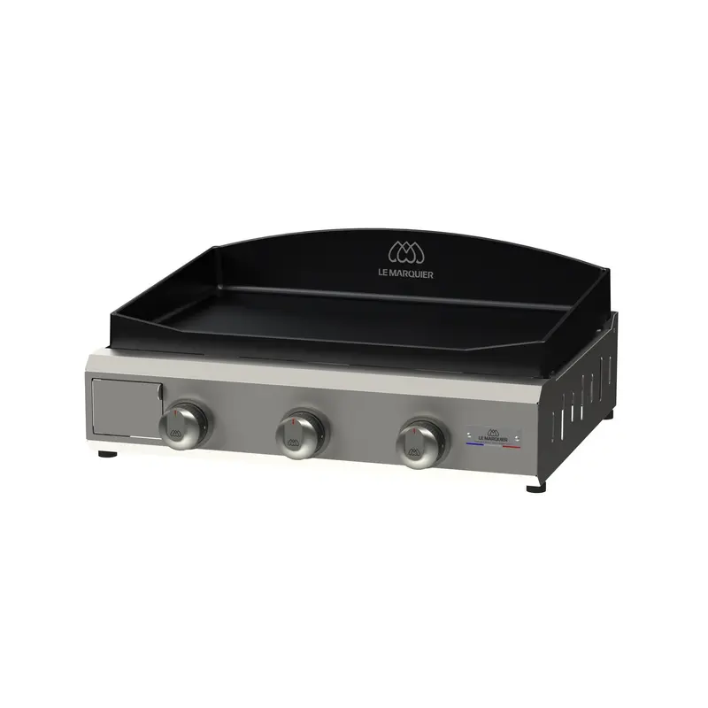 Plancha Amalia pro 360 gas gpl inox Le Marquier - PLEA360IV3