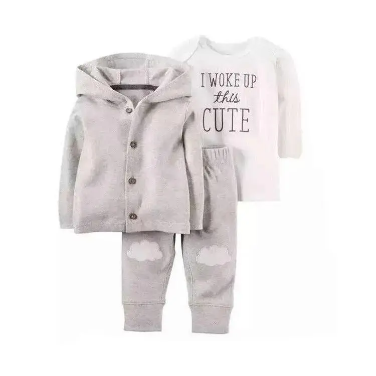 Polar Fleece Hooded Zip Romper Set