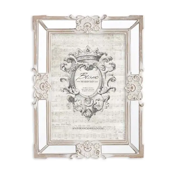 Porta foto con decori Blanc MariClò – Sentimento misura 18 X 2 X 24 cm