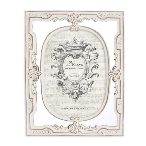 Porta foto con decori Blanc MariClò – Sentimento misura 19 X 1 X 24 cm