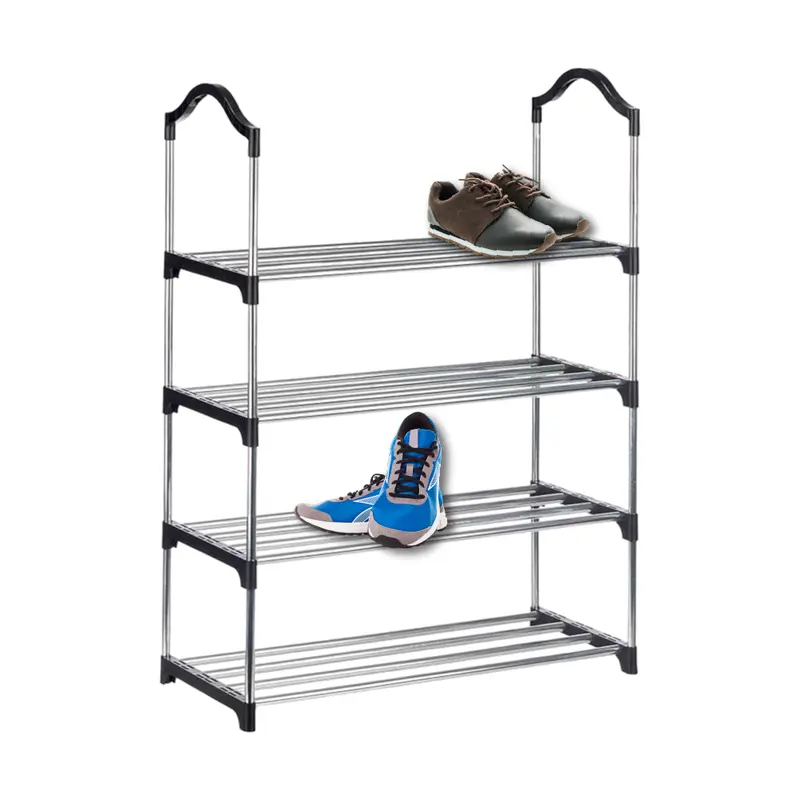 Porta Scarpe 4piani Scarpiera Organizer Scarpe Salvaspazio Casa Lavoro Campeggio