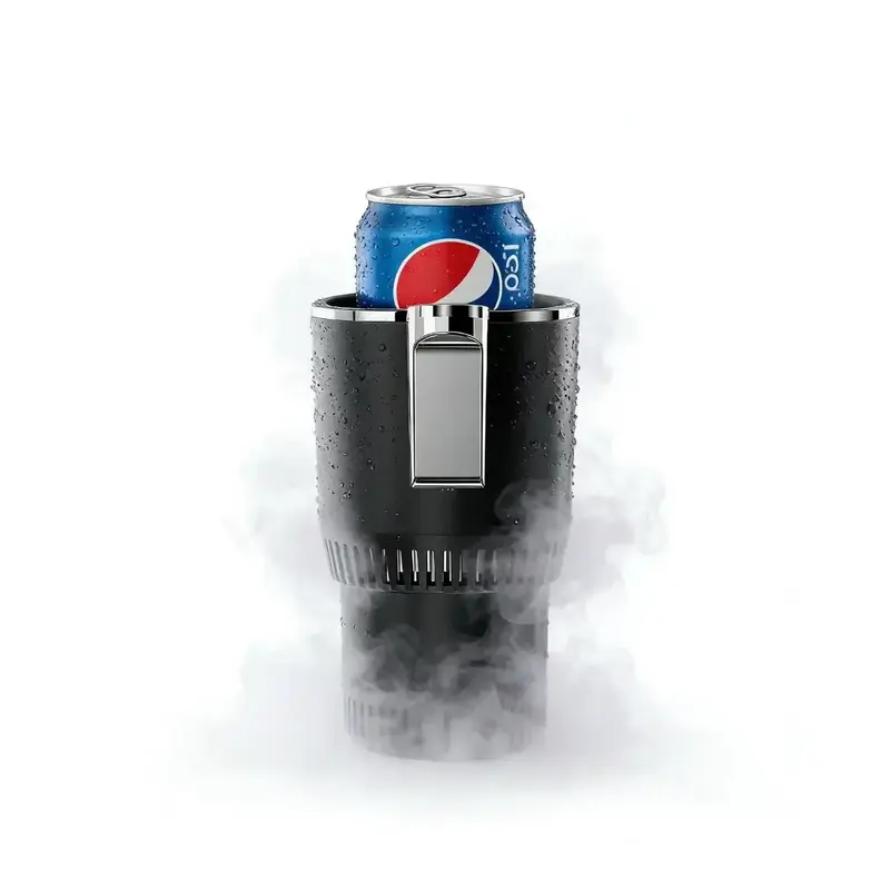 Portable Car Drink Cooler & Heater Mini Fridge