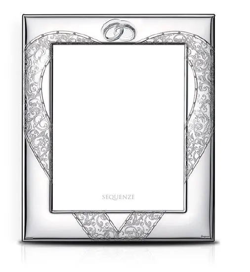 Portafoto Fedi Argento e Legno 18x24cm – Linea Toujours Sequenze