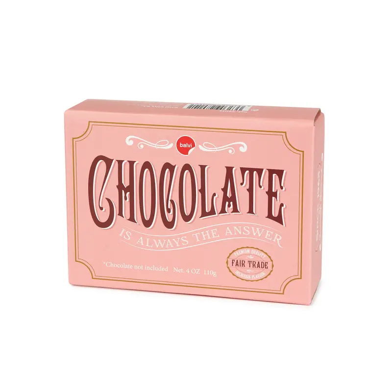 Portagioie Chocolate rosa metallo Balvi