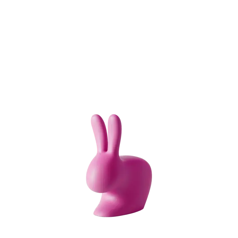 Qeeboo, Rabbit XS Doorstopper, il coniglio Fucsia