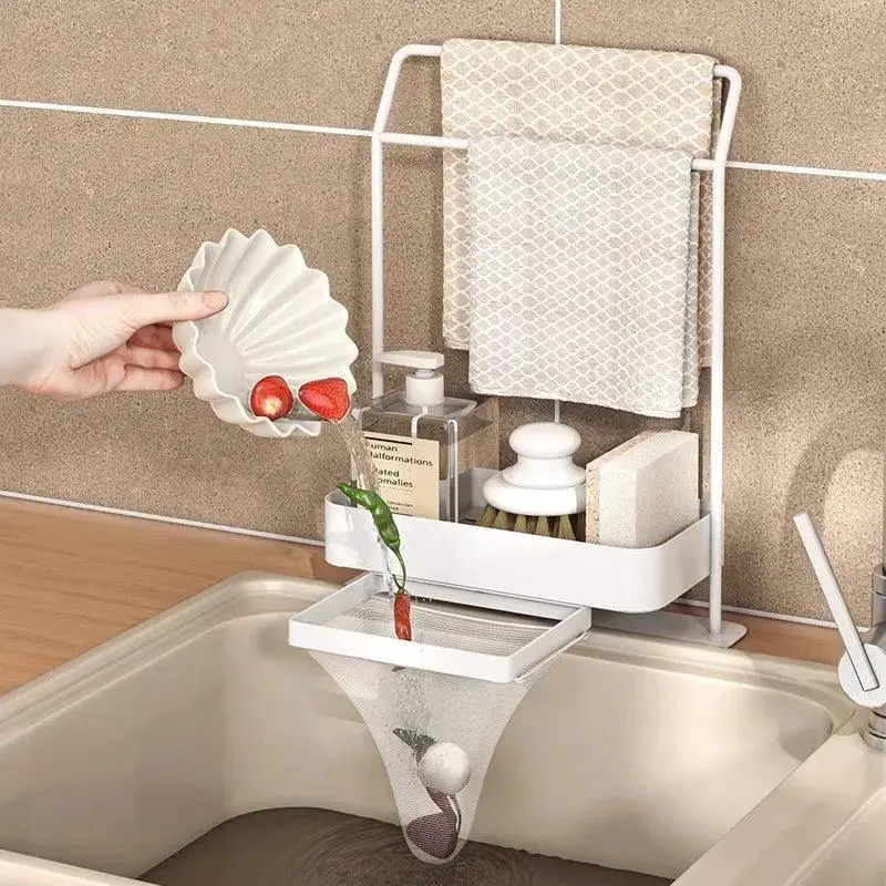 Rag Draining Kitchen Storage Rack Kitchen Gadgets