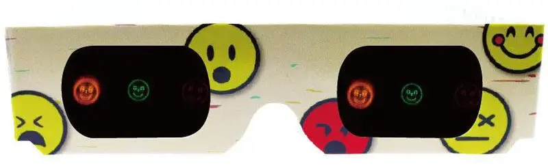 Rave Glasses Prism Diffraction Fireworks Luminescence Glasses