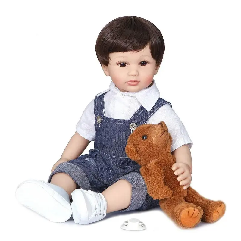 Reborn Baby Jeans 60 cm Baby Boy Simulation Doll